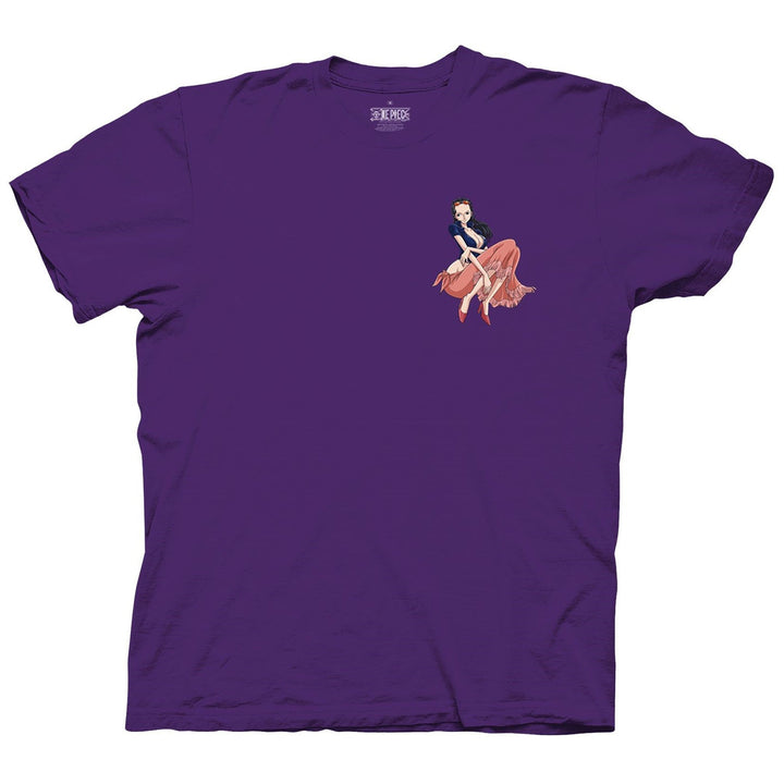 One Piece Robin Devil Child With Back Print Officially Licensed Adult T-Shirt - Fundom
