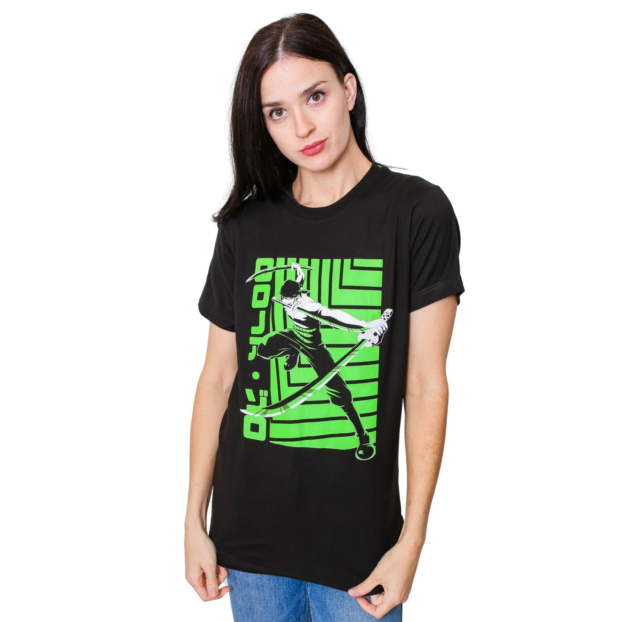 One Piece Roronoa Zoro Bandana Anime Adult Short - Sleeve Graphic T-Shirt - Fundom