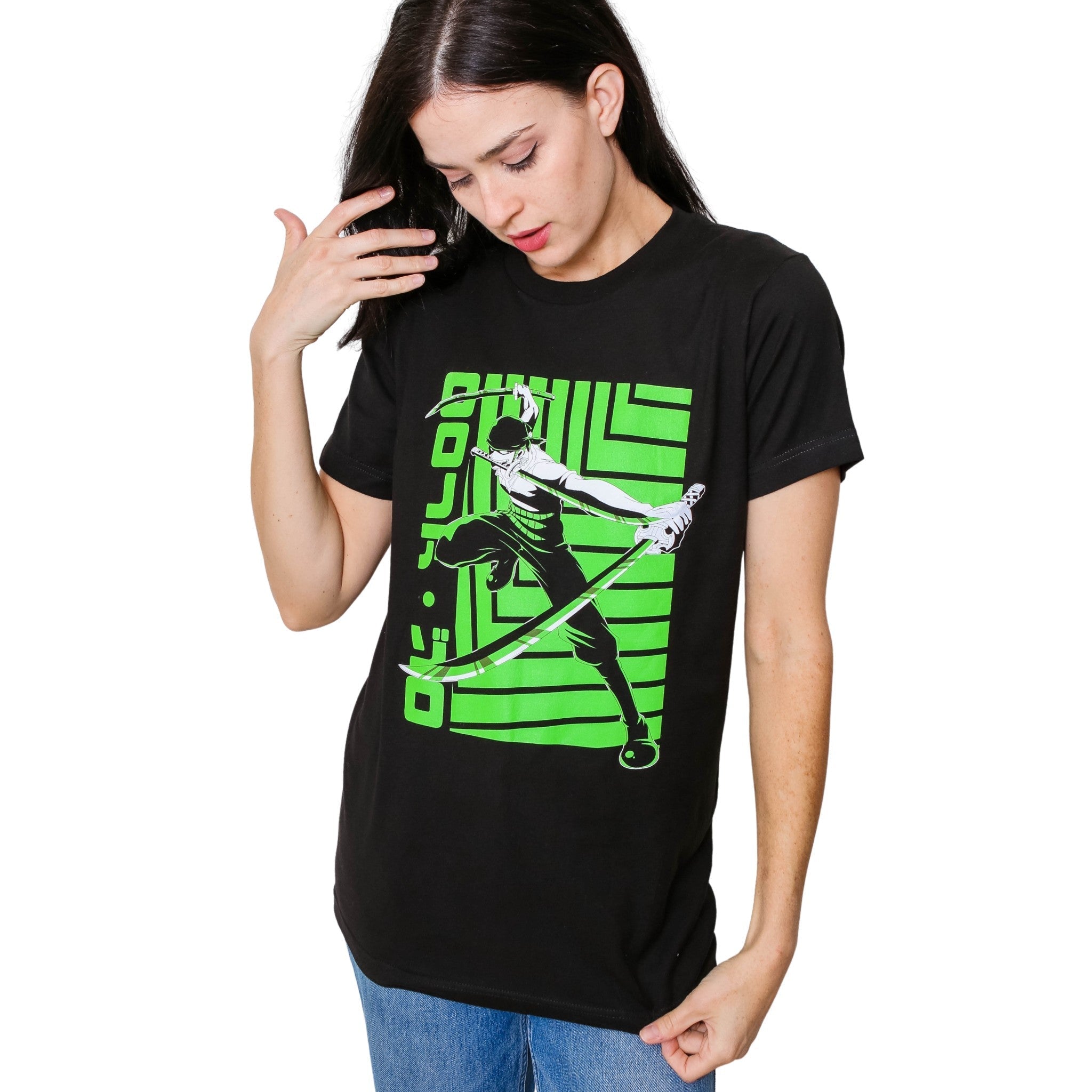 One Piece Roronoa Zoro Bandana Anime Adult Short - Sleeve Graphic T-Shirt - Fundom