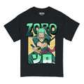 One Piece - Roronoa Zoro Three - Sword Style Adult T-Shirt - Black - Officially Licensed - Fundom