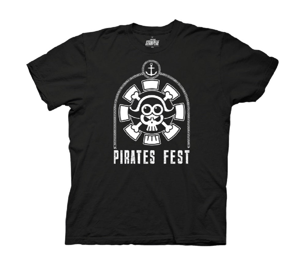 One Piece Stampede Pirate Expo Logo Anime Adult T-Shirt - Fundom