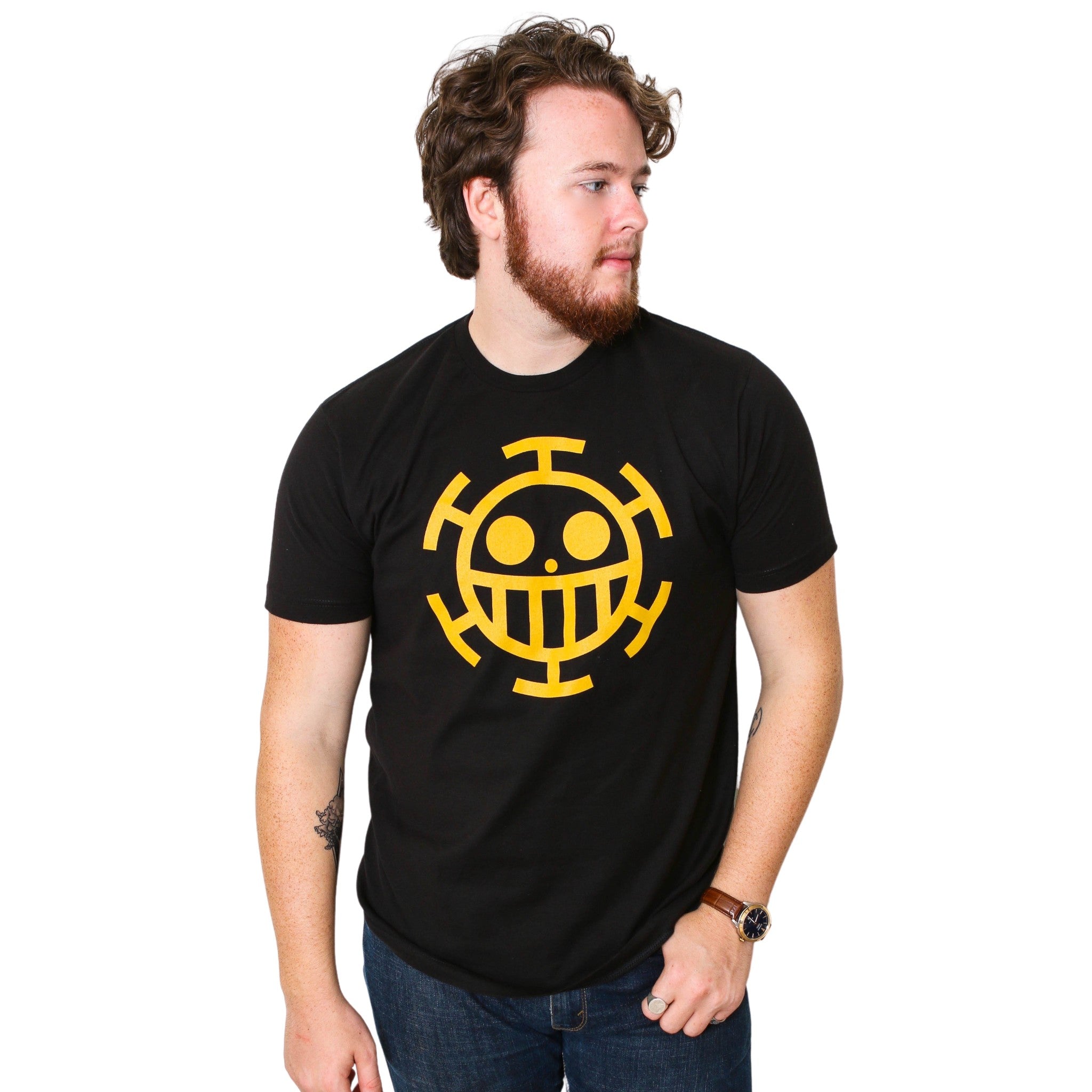 One Piece Trafalgar Law Pirate Symbol Anime Adult T-Shirt - Fundom