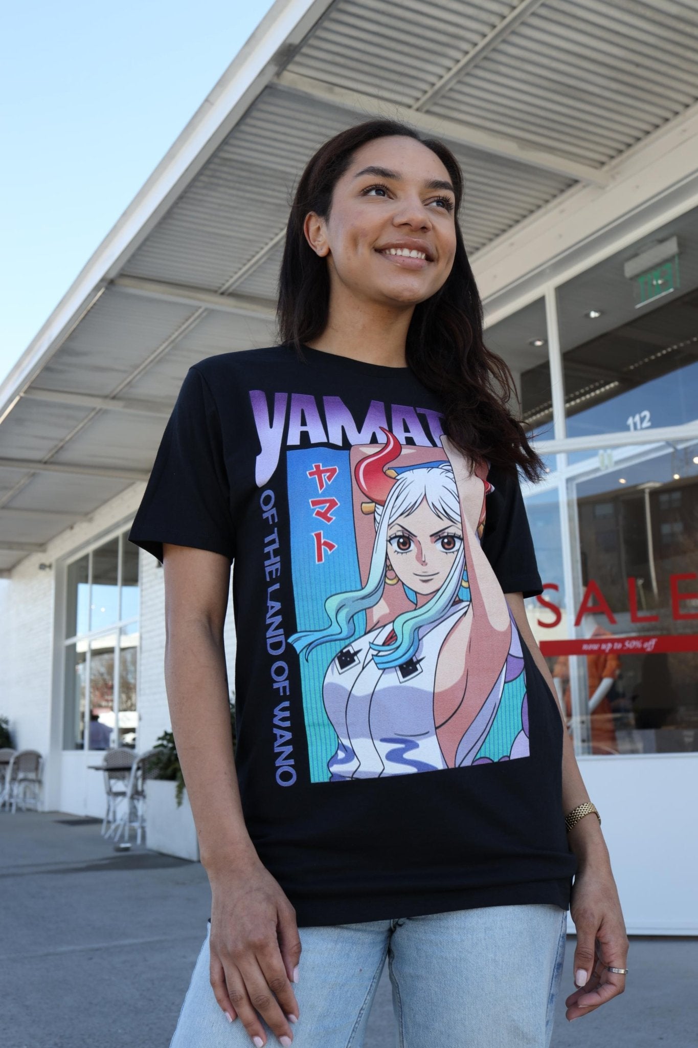 One Piece Yamato Three Haki Officially Licensed Men's Short Sleeve T-Shirt - Fundom