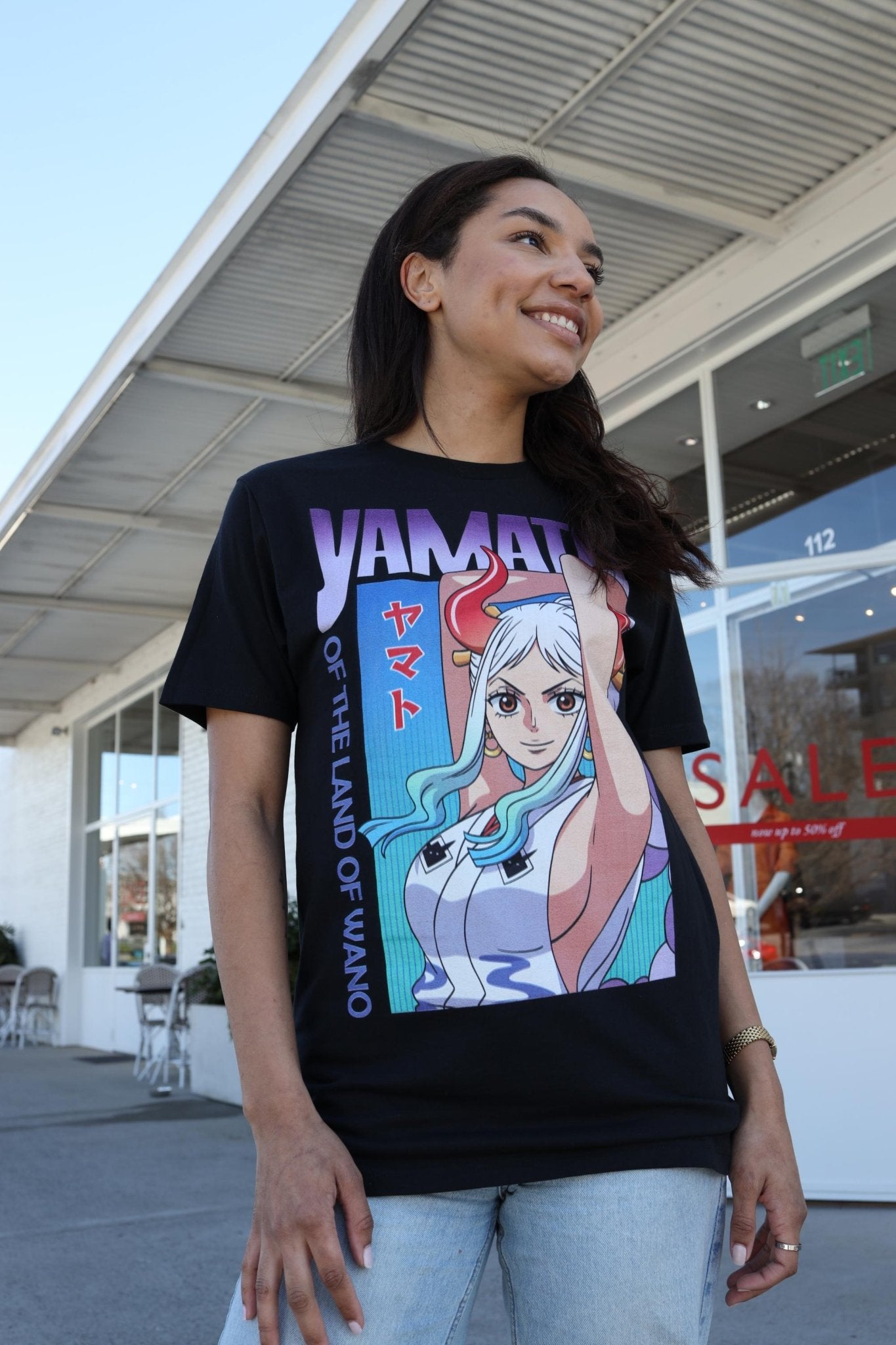 One Piece Yamato Three Haki Officially Licensed Men's Short Sleeve T-Shirt - Fundom