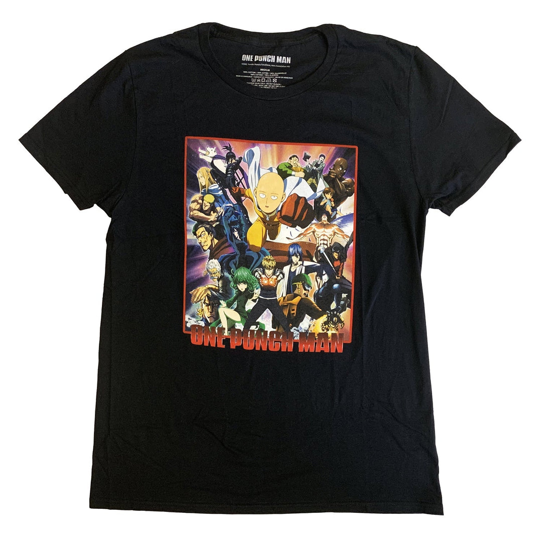 One Punch Man Group Adult T-Shirt - Fundom