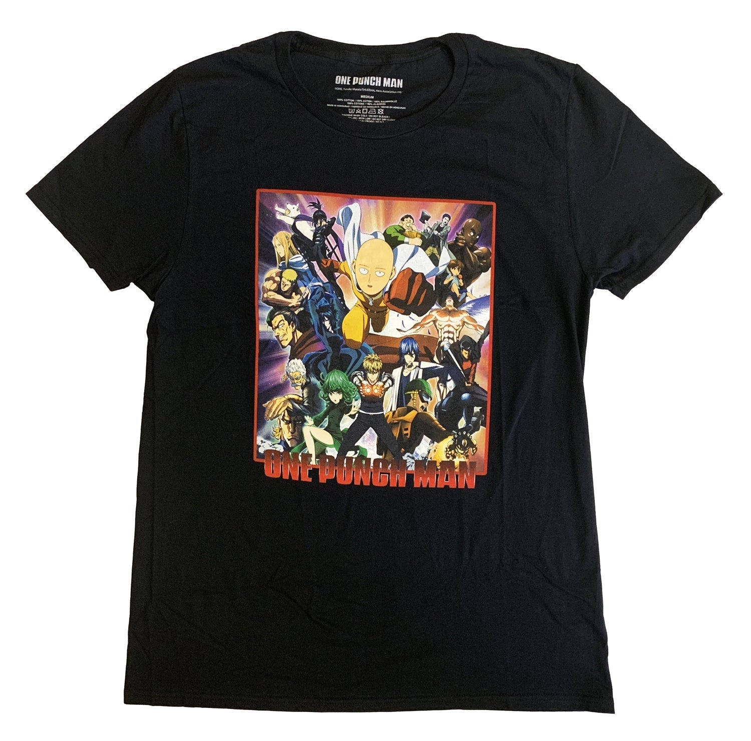 One Punch Man Group Adult T-Shirt - Fundom