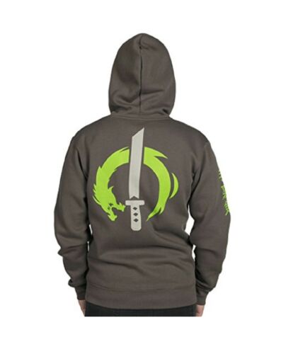 Overwatch Ultimate Genji Zip Up Hoodie - Fundom