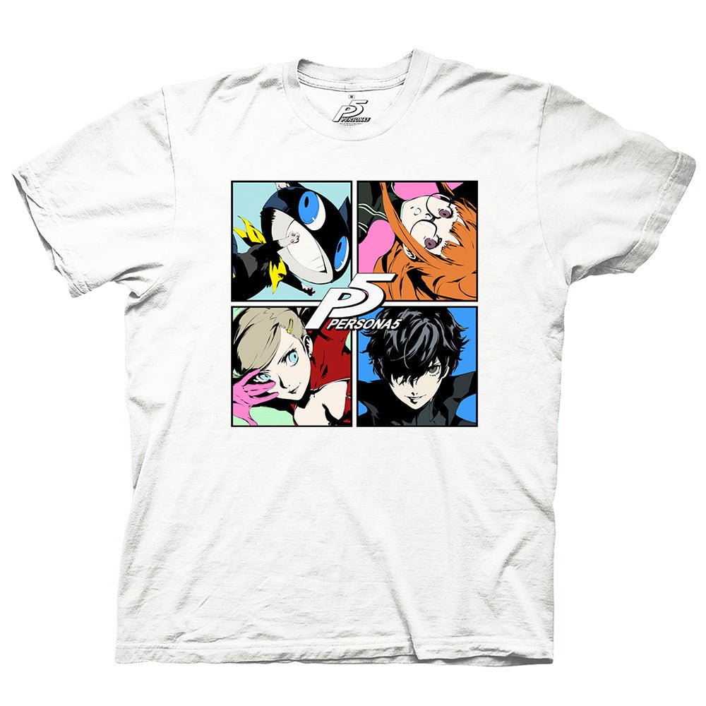 Persona 5 Character Four Up Adult T-Shirt - Fundom
