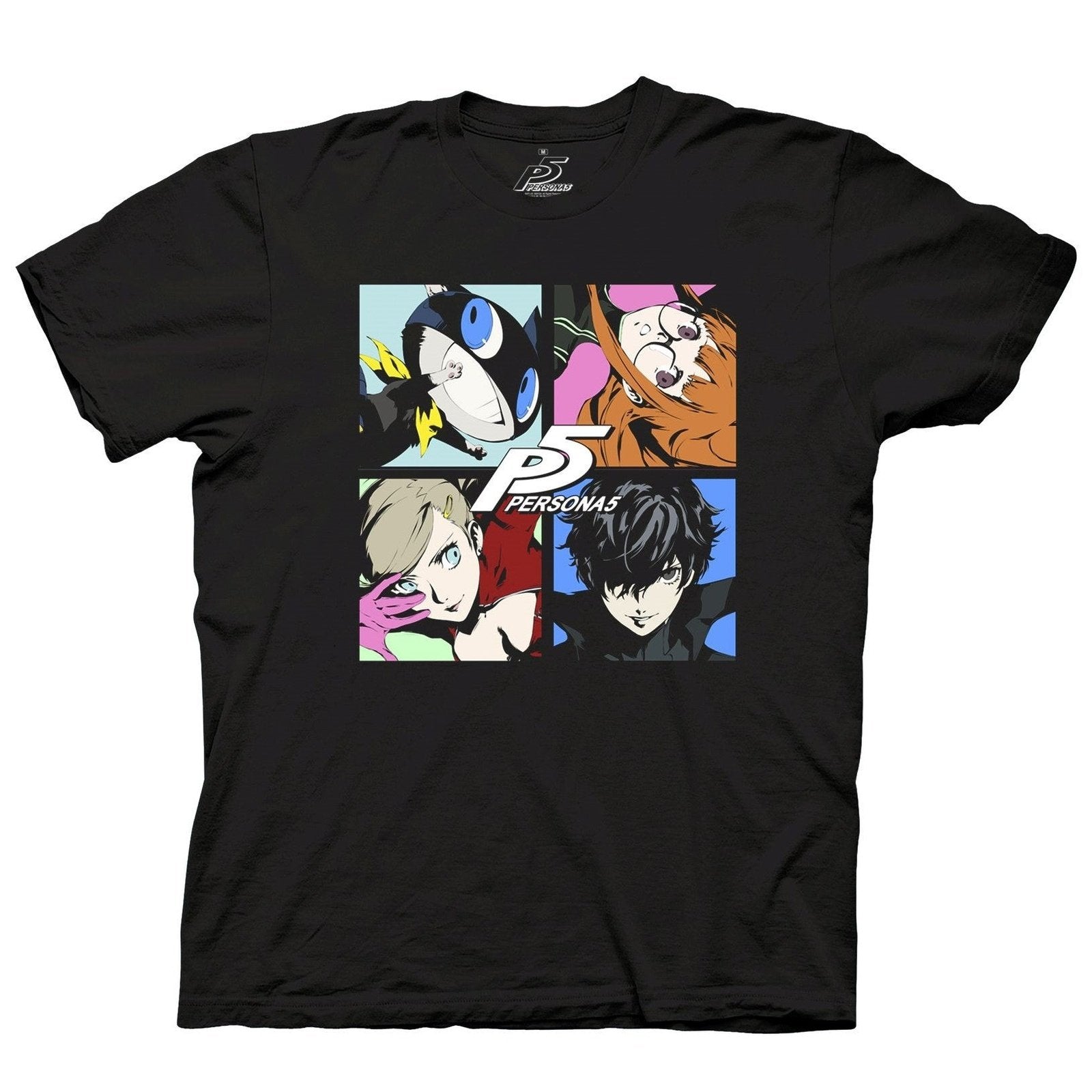 Persona 5 Character Four Up Officially Licensed Adult T-Shirt - Fundom
