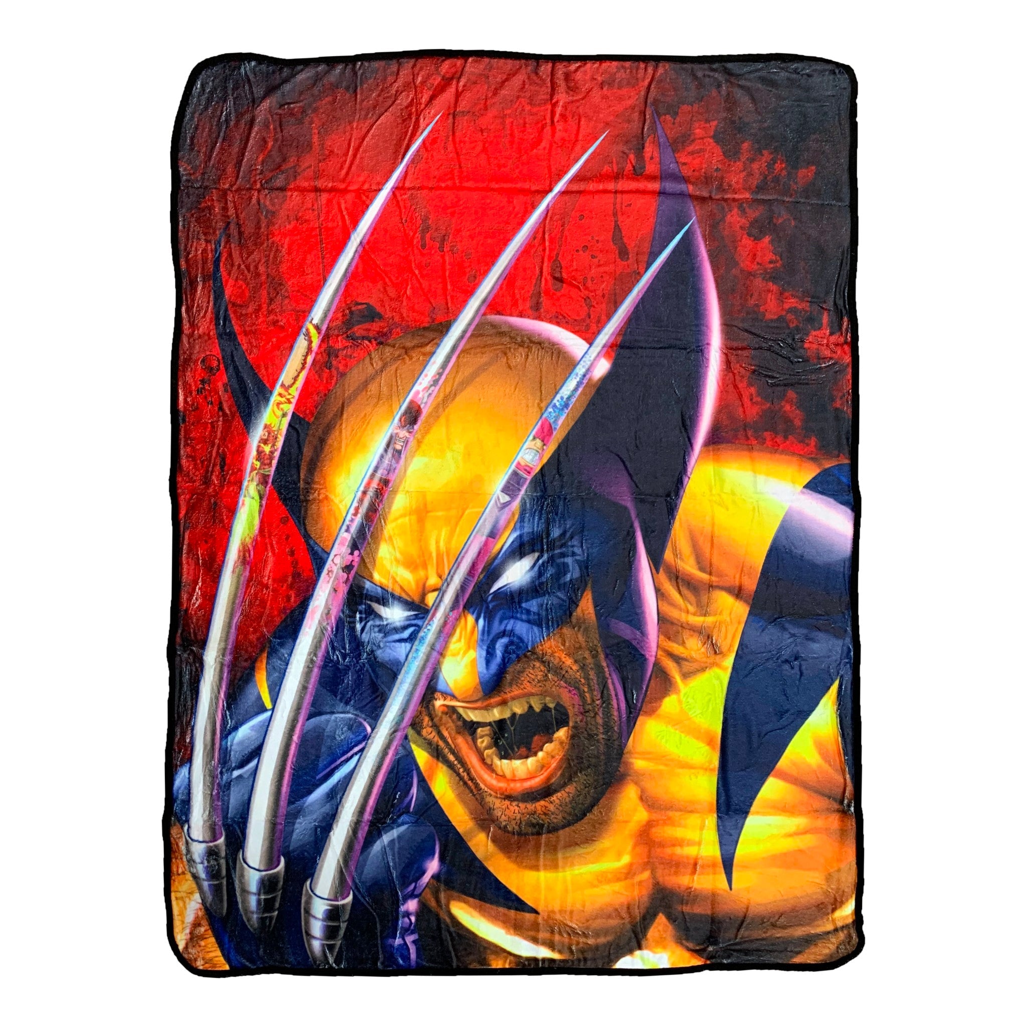 X-Men Wolverine Claw by Greg Horn Marvel Fleece Throw Soft Lightweight Blanket 45x60 Inches