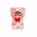 Mofusand Pink Bear Plush 9"