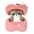 Mofusand Pink Gift Cat Plush 5"