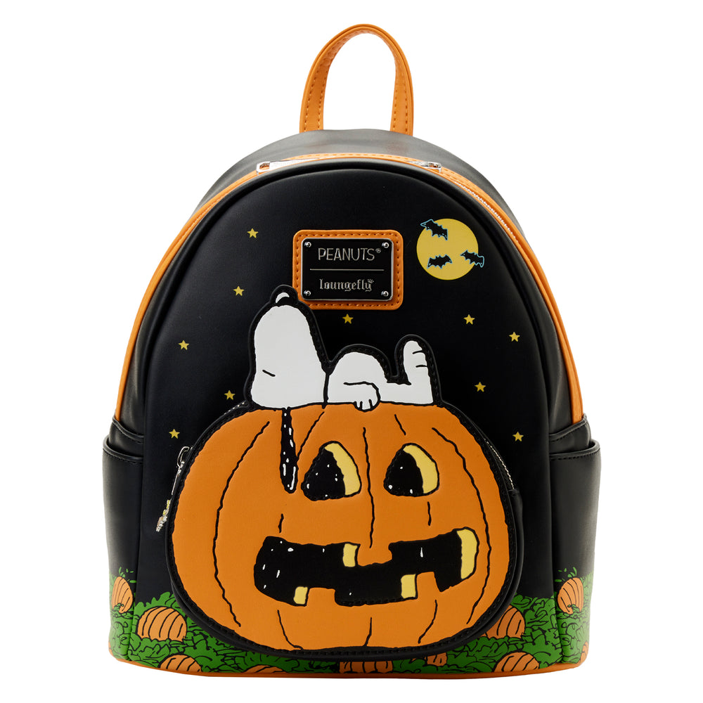 Loungefly Peanuts Great Pumpkin Snoopy Mini Backpack Bag Purse