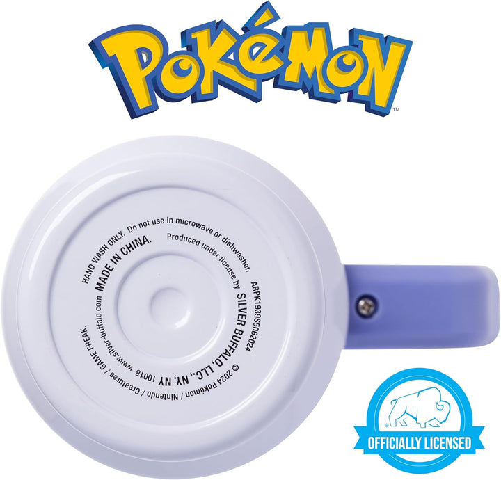Pokemon Eevee Stainless Steel Tumbler with Handle Fits in Standard Cup Holder 40 Ounces - Fundom