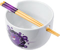 Pokemon Gengar Pokeball Ceramic Ramen Noodle Rice Bowl with Chopsticks Microwave Safe 20 Ounces - Fundom