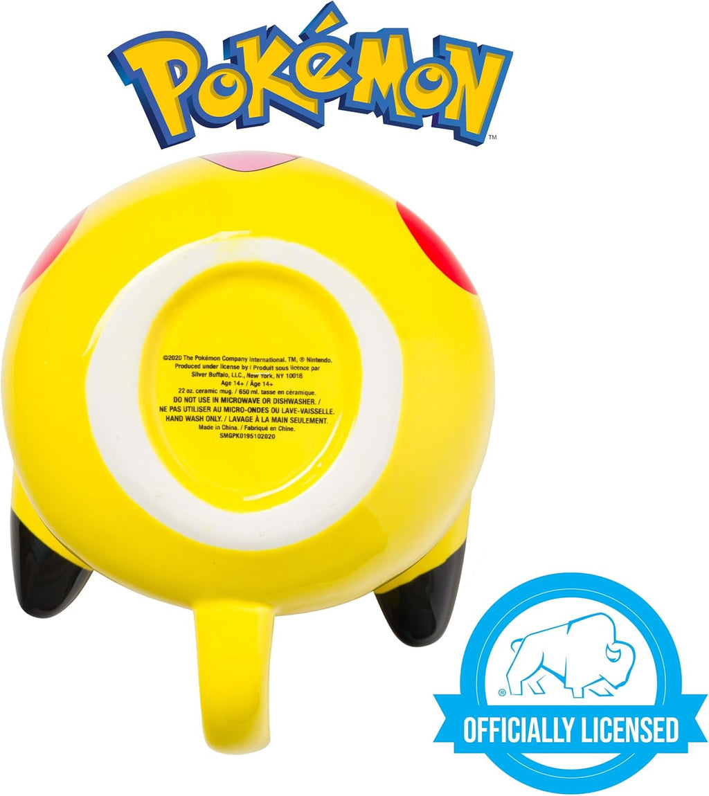 Pokemon Pikachu 3D Sculpted Ceramic Mug 20oz - Fundom