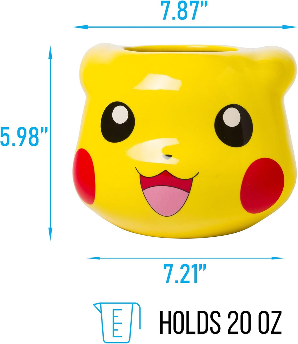 Pokemon Pikachu 3D Sculpted Ceramic Mug 20oz - Fundom