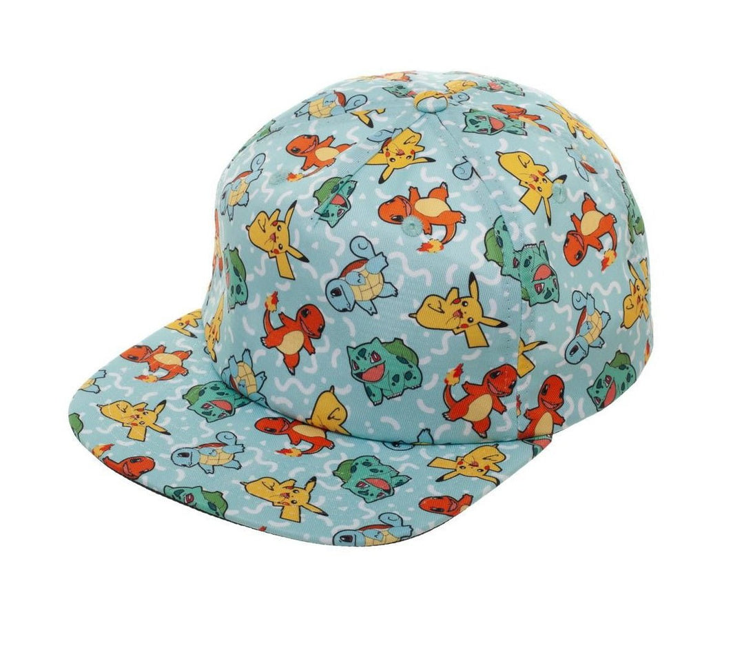 Pokemon Pikachu and Characters Sublimated Snapback Hat Cap - Fundom