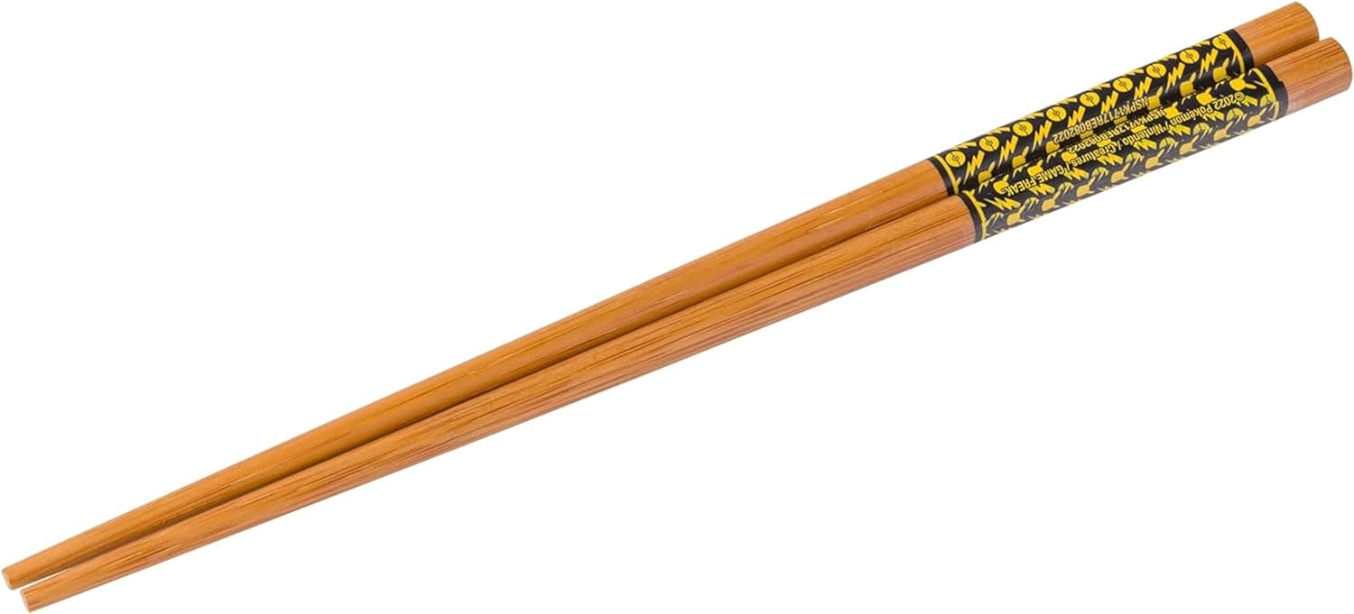 Pokemon Pikachu Electric Ceramic Ramen Noodle Rice Bowl with Chopsticks and Spoon Microwave Safe 20 Ounces - Fundom