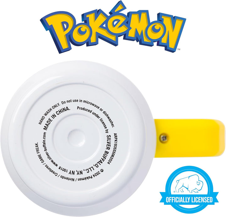 Pokemon Pikachu Stainless Steel Tumbler with Handle Fits in Standard Cup Holder 40 Ounces - Fundom