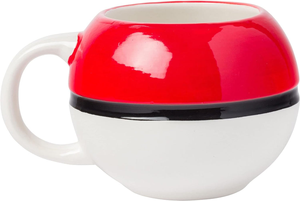 Pokemon Pokeball Ceramic 3D Sculpted Mug Microwave Safe 20 Ounces - Fundom