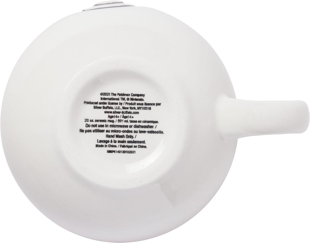 Pokemon Pokeball Ceramic 3D Sculpted Mug Microwave Safe 20 Ounces - Fundom