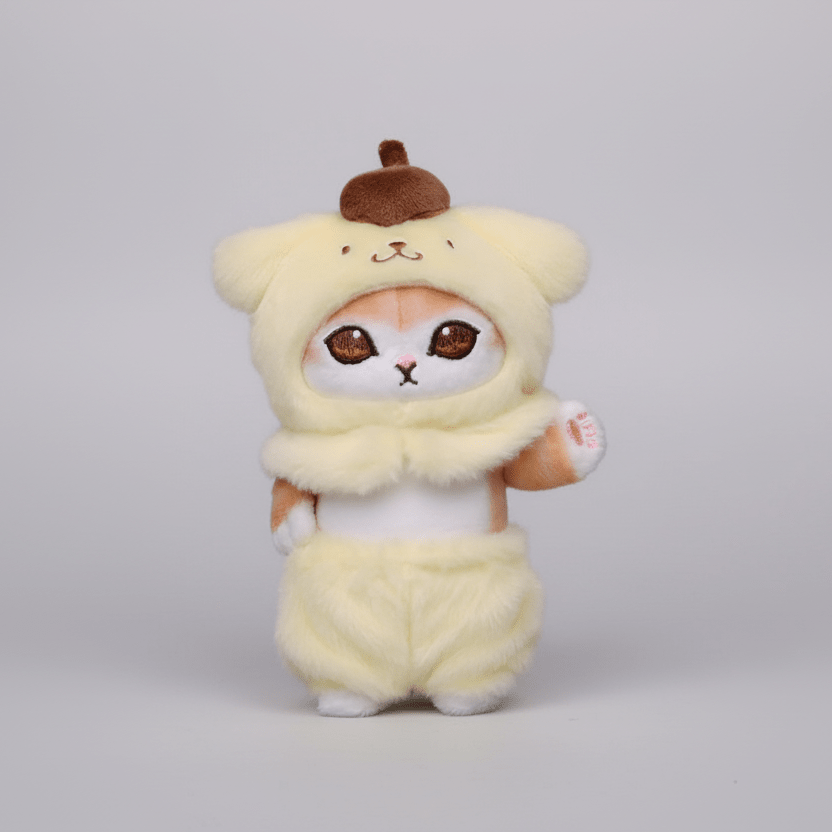 Mofusand Sanrio PomPom Purin Cat Plush 6" - Fundom
