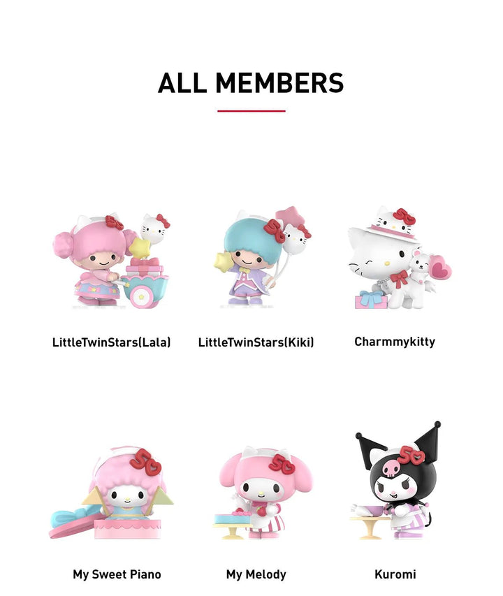 Pop Mart Sanrio Hello Kitty 50th Anniversary Series Blind Box - Fundom