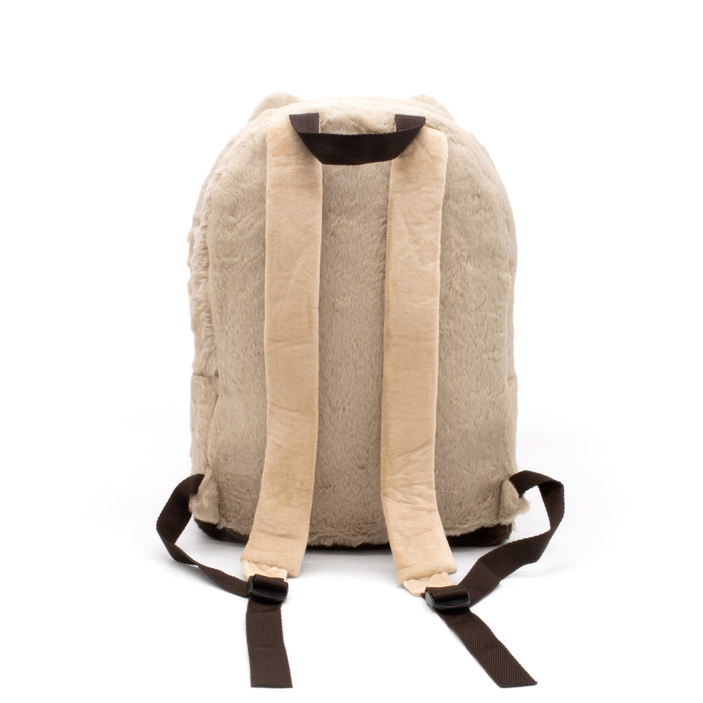 Pusheen The Cat Face Plush Backpack Bag with Front Pocket