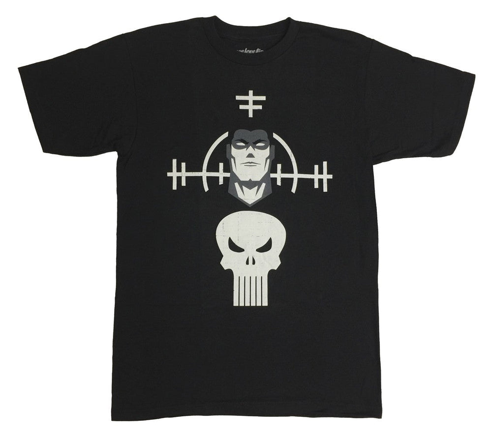 Punisher Minimal Marvel Comics Adult T-Shirt - Fundom