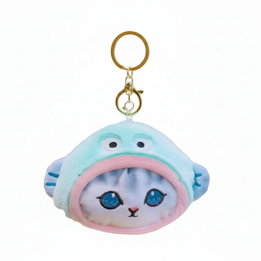 Mofusand Sanrio Hangyodon Coin Purse Keychain