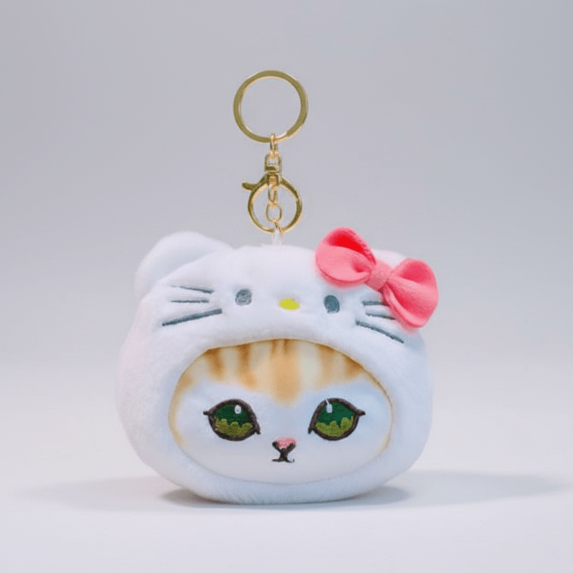 Mofusand Sanrio Hello Kitty Coin Purse Keychain - Fundom