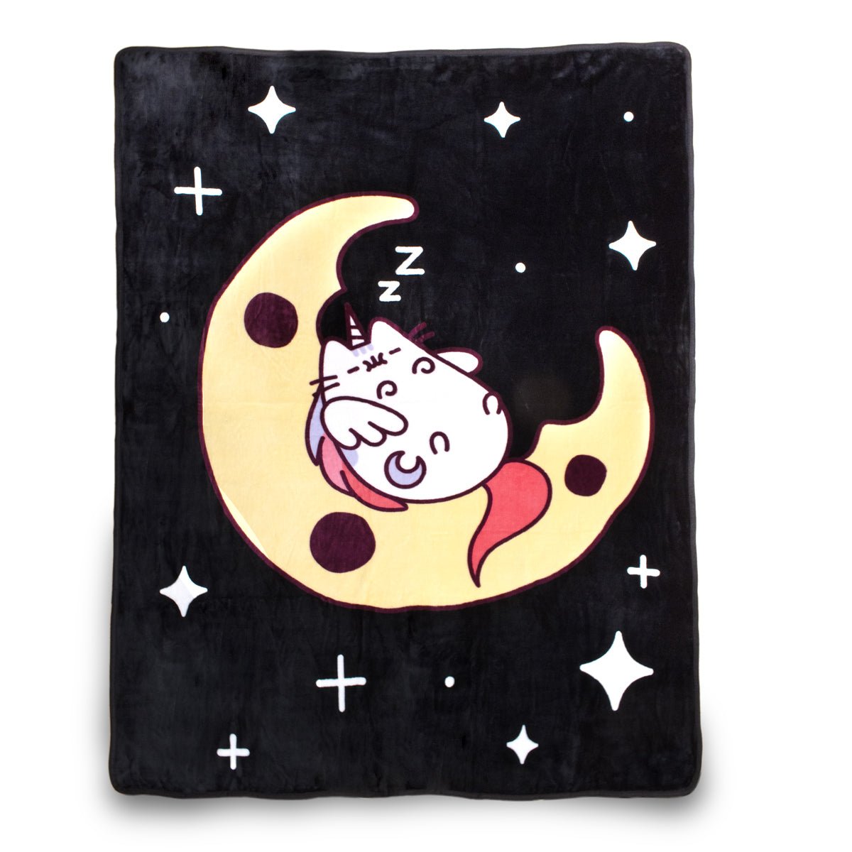 Pusheen Super Pusheenicorn Sleeping Moon Super Soft Plush Throw Blanket 45in. By 60in. - Fundom