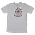 Pusheen The Cat Eating Noodles Cute Facebook Adult T-Shirt - Fundom