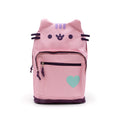 Pusheen The Cat Face Pink Backpack Bag with Front Pocket - Fundom