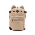 Pusheen The Cat Face Plush Backpack Bag with Front Pocket - Fundom