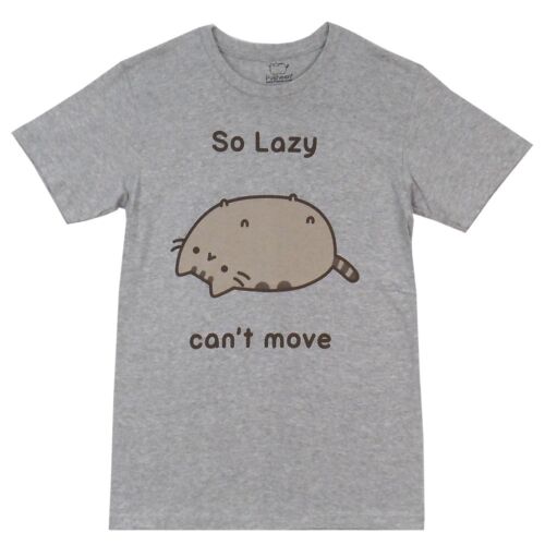 Pusheen The Cat So Lazy Can't Move Cute Adult T-Shirt - Fundom