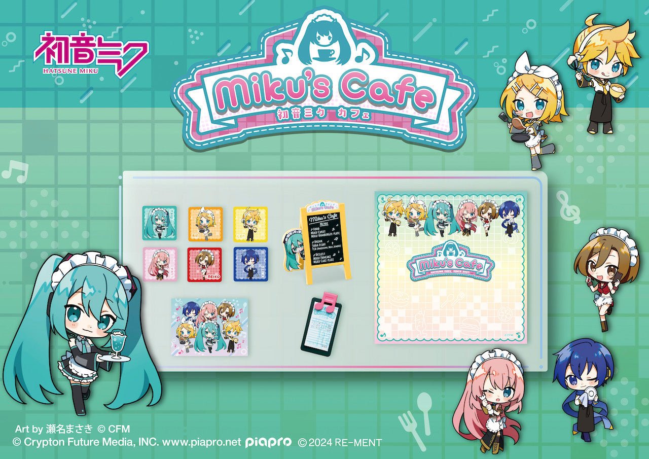 RE - MENT - Vocaloid - Hatsune Miku's Cafe Miniature Figure Blind Box - Fundom