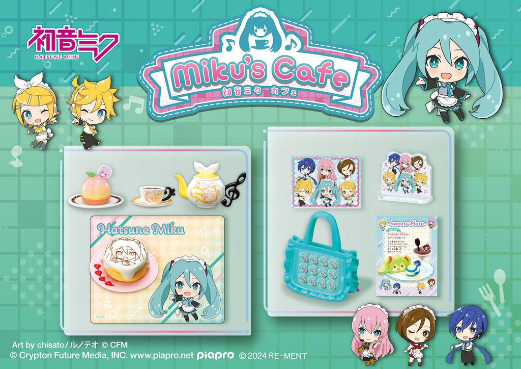 RE - MENT - Vocaloid - Hatsune Miku's Cafe Miniature Figure Blind Box - Fundom