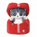 Mofusand Red Gift Box Cat Plush 5"