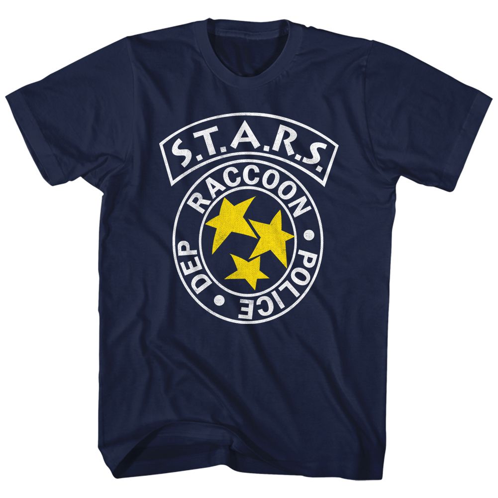 Resident Evil Stars Raccoon City Capcom Gamer Adult T-Shirt - Fundom