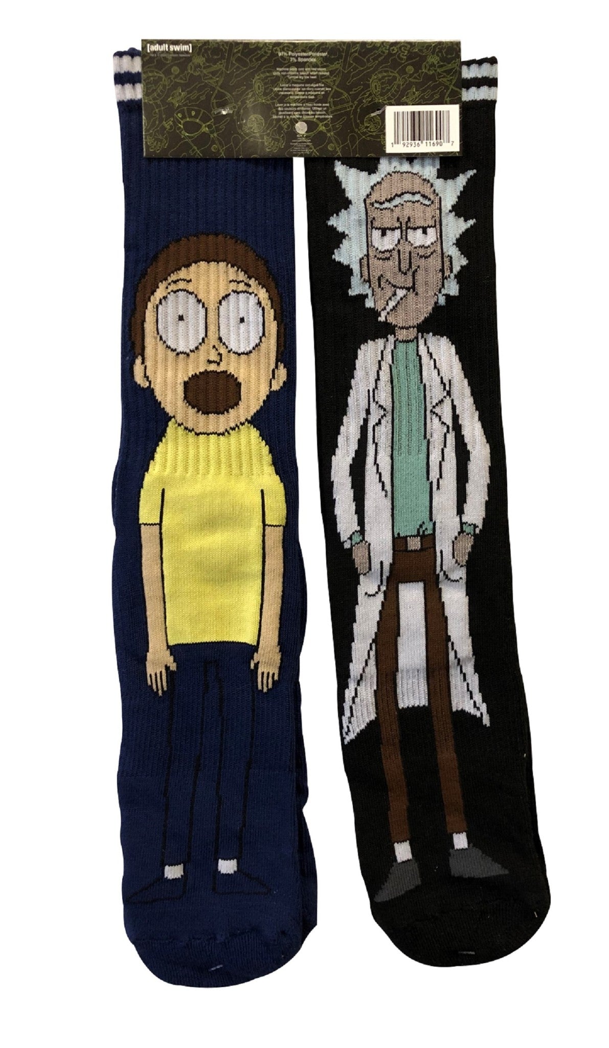 Rick And Morty Characters 2 - Pack Athletic Crew Socks - Fundom