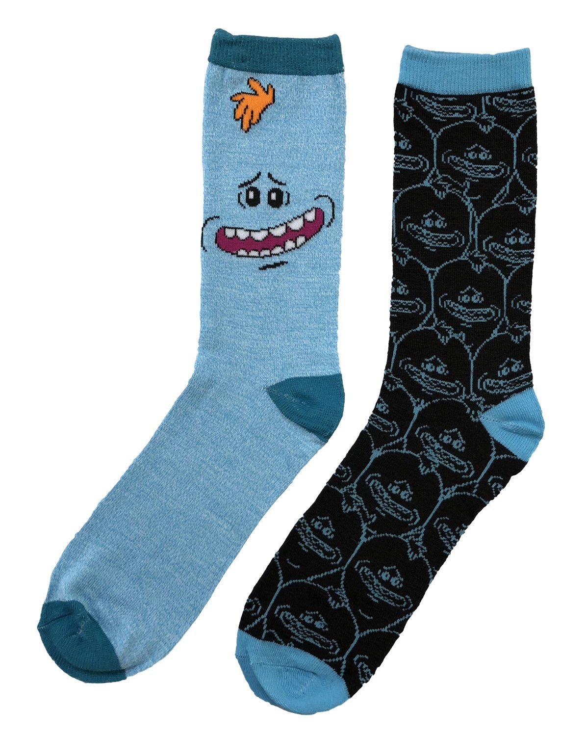 Rick And Morty Meeseeks 2 Pack Crew Socks - Fundom
