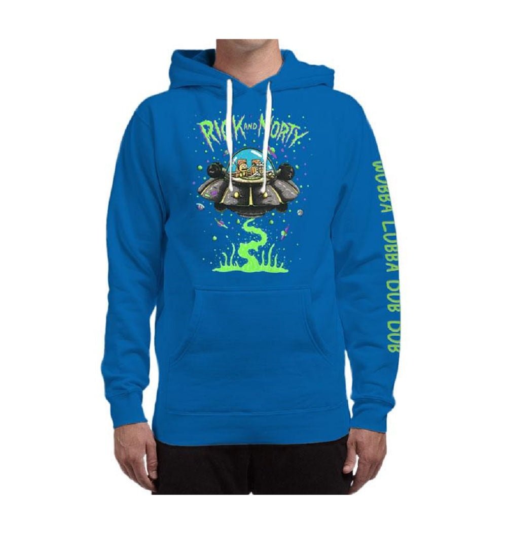 Rick And Morty Stylized Ufo Pullover Hoodie - Fundom