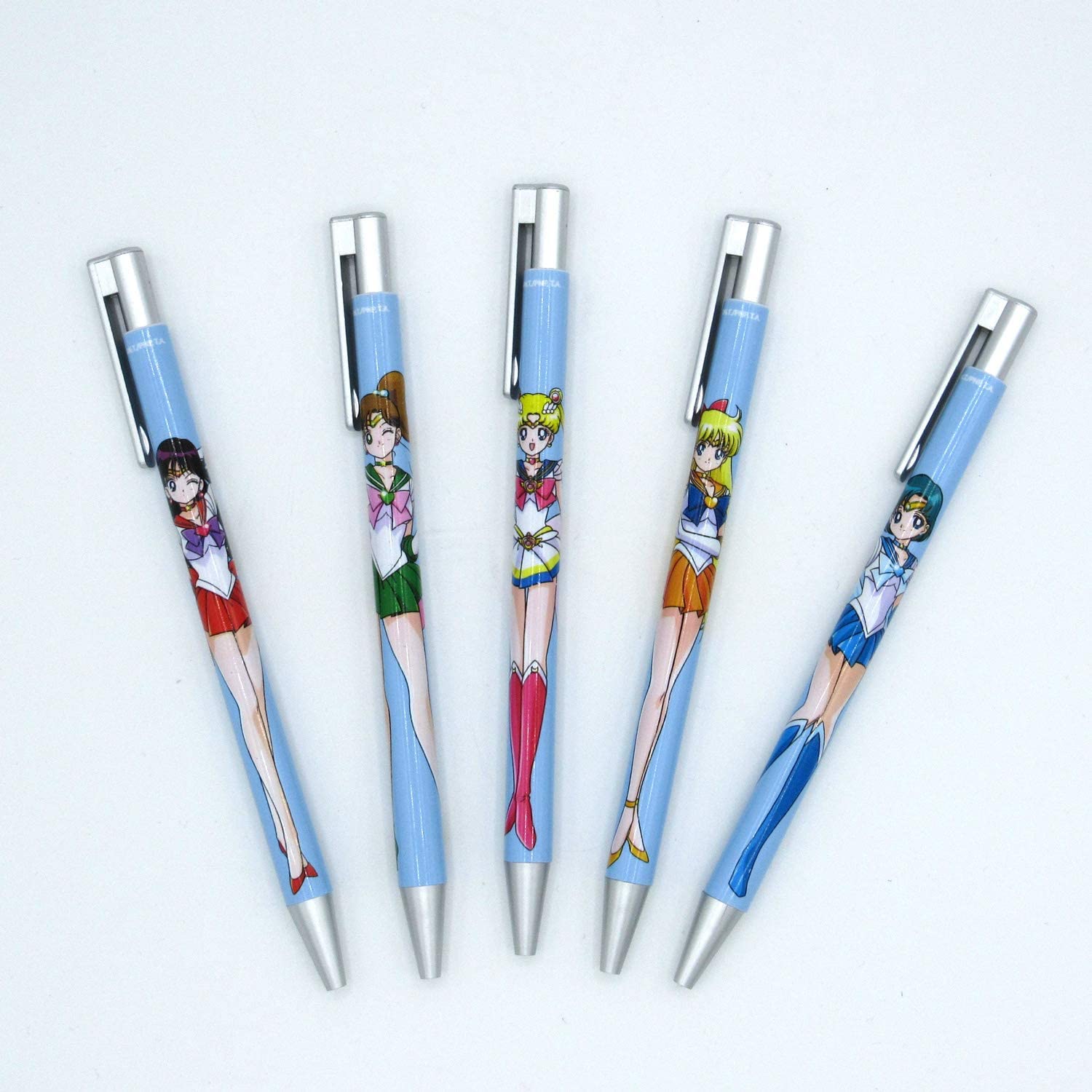 Sailor Moon Featuring Sailor Mercury Mars Jupiter Venus and Sailor Moon Pen Set of Five - Fundom