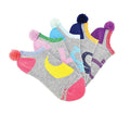 Sailor Moon Kids Pom Pom 5 Pair Pack Lowcut Socks - Fundom