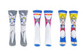 Sailor Moon Sailor Moon, Artemis, Bow Cosplay Anime 3 Pack Crew Socks - Fundom