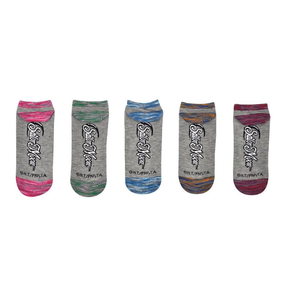 Sailor Moon Space Dye 5 Pack Socks Lowcut Socks - Fits Shoe Size 4 - 10 - Fundom