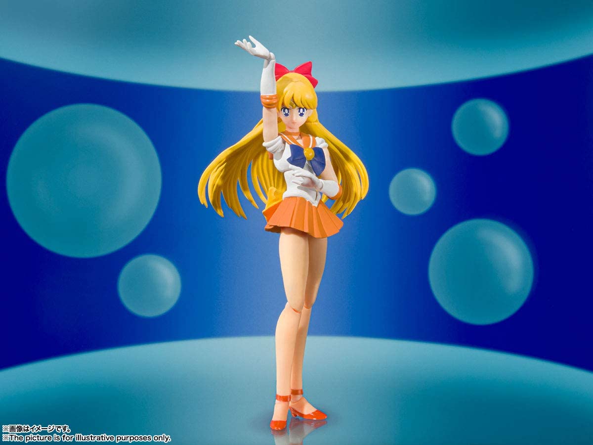 Sailor Venus Animation Color Edition Pretty Guardian Sailor Moon Bandai Tamashi Nations S.H. Figuarts - Fundom