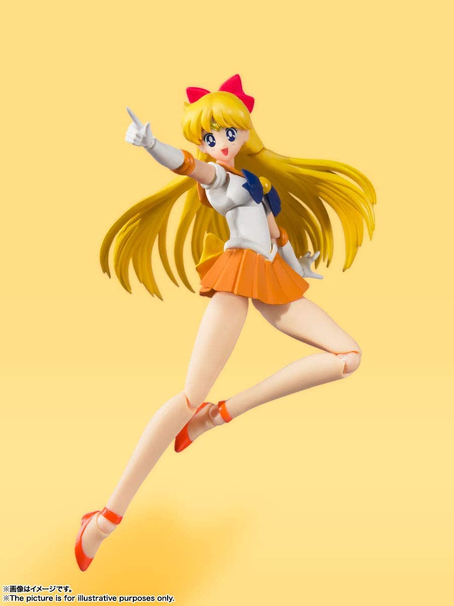 Sailor Venus Animation Color Edition Pretty Guardian Sailor Moon Bandai Tamashi Nations S.H. Figuarts - Fundom